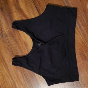 Black Kindred Bravely Organic Cotton Nursing and Sleep Bra Large Busty